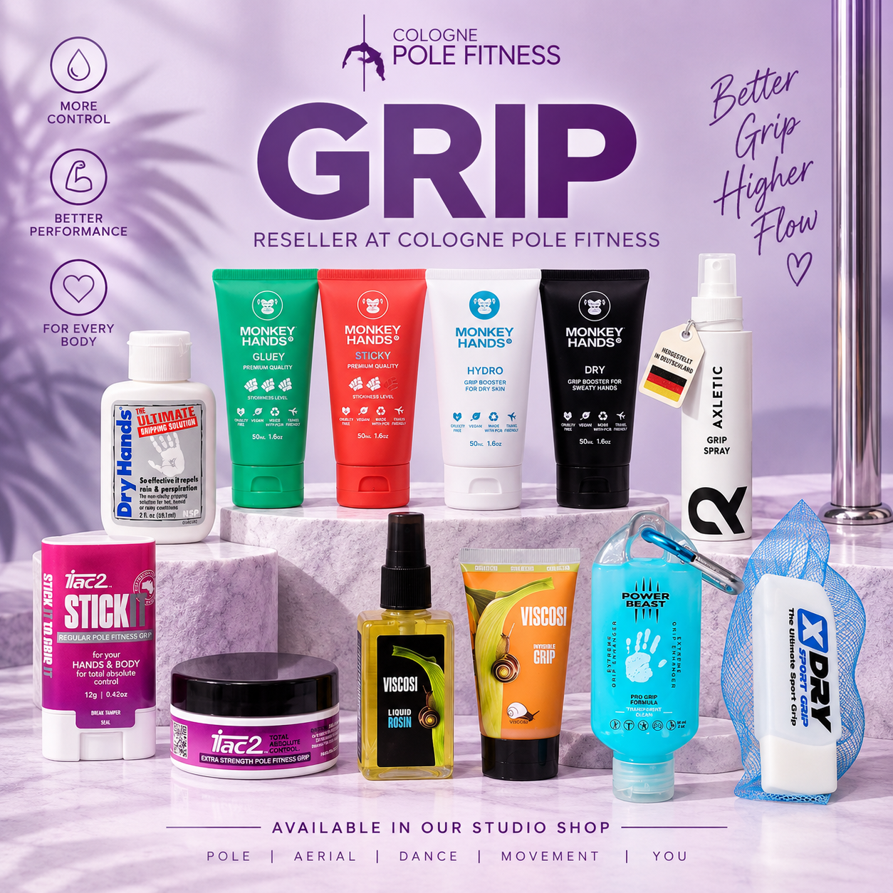 Cologne Pole Fitness grip shop